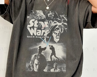 Vintage Revenge of the Sith-T-shirt Anakin Skywalker-shirt, Darth Vader-shirt, Dark Jedi-T-shirt, Star Wars Chosen One Revenge of the Sith