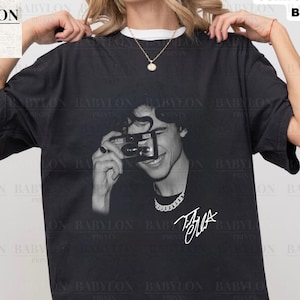 Timothee Chalamet Shirt, ästhetisches Timothee Chalamet Sweatshirt, Timothee Chalamet Fan Merch, Timothee Chalamet Homage T-Shirt Geschenk für Sie