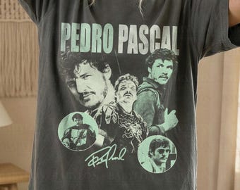 Camiseta vintage de Pedro Pascal, camiseta de fan de Pedro Pascal, camiseta de actor PEDRO PASCAL, regalo para fans de Pedro Pascal, camisetas retro de Pedro de los 90, camiseta de homenaje al actor