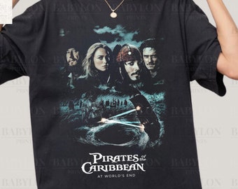 Vintage Pirates of the Caribbean Curse of the Black Pearl T