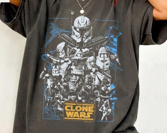 The Clone Wars Shirt Star Wars Captain Rex Tee Star Wars Fan Shirt Disneyland Trip Clone Trooper 501st Shirt The Bad Batch Star Wars Tee