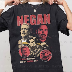 Walking Dead Negan T Shirt | The Walking Dead Shirt, TWD Shirt, Daryl Dixon Shirt, Rick Grimes tee, Walking Dead Merch Negan TWD Shirt