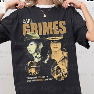 Carl Grimes Vintage T-Shirt | The Walking Dead Shirt, Twd Shirt, Daryl Dixon Shirt, Rick Grimes T-Shirt, Walking Dead Merch Grimes Twd Shirt