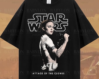 90’S STAR WARS QUEEN AMIDALATEEスターウォーズ T Vintage 90s Star wars Prequels Queen Amidala tie dye graphic