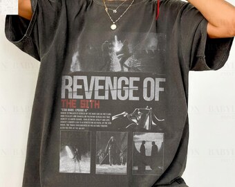 Vintage Revenge of the Sith T Shirt: Anakin Skywalker Shirt, Darth Vader Tee, Kenobi T-Shirt, Retro Star Wars Movie, Revenge of the Sith tee