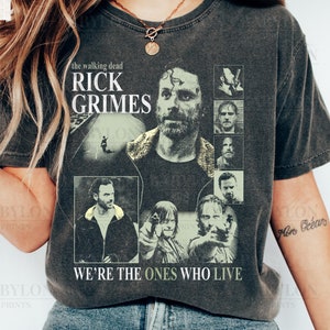 The Walking Dead T-shirt, sweat-shirt, sweat à capuche Rick Grimes | Chemise TWD, chemise Daryl Dixon, t-shirt Rick Grimes, t-shirt Walking Dead Merch Carl Grimes