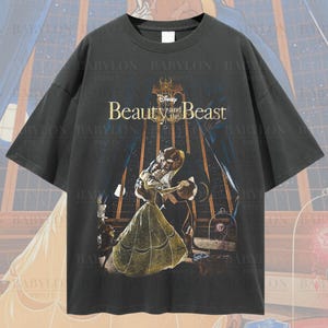 Oversized Disney Beauty and the Beast Shirt, Belle Princess Shirt Tale as old as time Disneyland Walt Disneyworld Trip Shirt Belle Beast Tee
