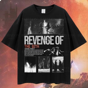 Oversized Revenge of the Sith Shirt Anakin Skywalker Shirt Darth Vader Tee Dark Jedi T-Shirt Retro Star Wars Chosen One Revenge of the Sith