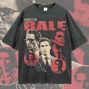 Oversized Christian Bale Shirt | Vintage Christian Bale Tshirt, Christian Bale T shirt, Christian Bale T-Gift, Christian Bale actor Merch