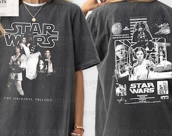 ヴィンテージ　スターウォーズ　ルーク　ハンソロ　オビワン　レイア　Tシャツ　古着 71AQZ-HstmL.jpg