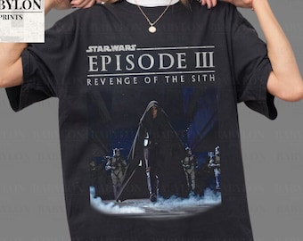 Star Wars Revenge of the Sith Shirt sweatshirt hoodie shirt Anakin Skywalker Shirt Star Wars Disneyland familie shirt Padme Disney World T-shirt