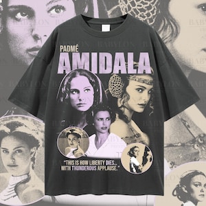 Oversized Padme Amidala T Shirt | Star Wars Revenge of the Sith Shirt Disneyland shirt Star Wars Movie Gift Queen Amidala T Shirt for her