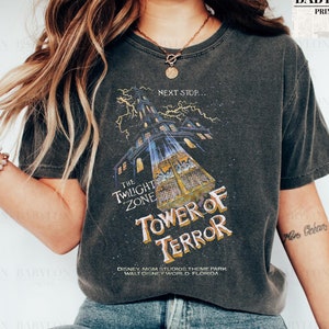 Vintage Tower Of Terror Shirt, Disney Rides Shirt, Disneyworld Disney Tee, Hollywood Studios Shirt Twilight Zone Tee, Disney Vacation Shirt