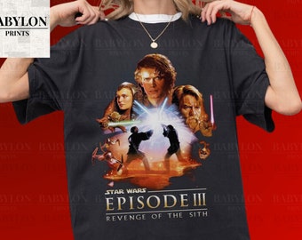 Star Wars Revenge of the Sith Shirt sweatshirt hoodie shirt Anakin Skywalker Shirt Star Wars Disneyland Family Shirt Padme Disney world tee