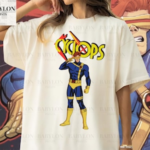 Cyclops X-men 97 T Shirt Sweatshirt Hoodie | X-Men Shirt Mutant Sweatshirt X-Men 97 Animated Show Disney Vacation Matching Couple Xman Tee