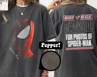 Vintage Spider-Man Shirt Peter Parker Shirt Daily Bugle tee Tom Holland MCU Shirt Amazing Spiderman comic tee No Way Home Disneyland Gift