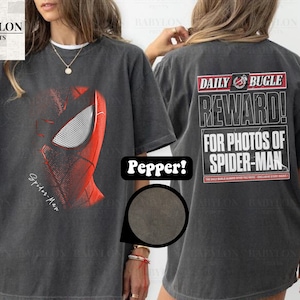 Vintage Spider-Man Shirt Peter Parker Shirt Daily Bugle tee Tom Holland MCU Shirt Amazing Spiderman comic tee No Way Home Disneyland Gift