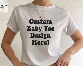 Custom Y2K Baby Tee | Custom design Star Wars Baby Tee, Clean Girl Aesthetic Shirt, Funny Baby Tee, Cute Star Wars Baby Tee, 90s Baby Tee