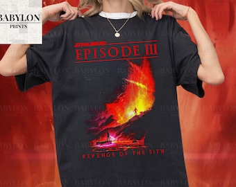 Star Wars Revenge of the Sith Shirt sweatshirt hoodie shirt Anakin Skywalker Shirt Star Wars Prequel Disneyland Family Disney world tee