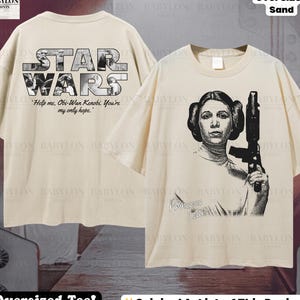 Oversized Princess Leia Star Wars T Shirt Vintage Star Wars a new hope Shirt Princess Leia Organa Disneyland Shirt Star Wars 1977 tee