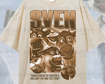 Camisa extragrande de Disney Frozen Sven, camisa de Disney a juego para parejas, camisa de Disneyland, camisa de Magic Kingdom, camisa infantil de Frozen DisneyWorld Arendelle