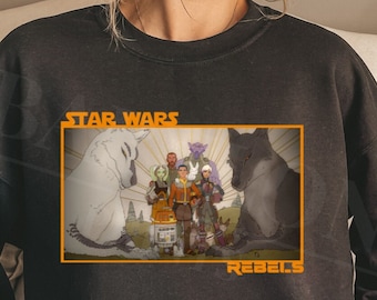 Star Wars Rebels Mural Shirt, Sweatshirt, Hoodie | Star Wars Shirt, Ghost Crew, Chopper Star Wars, Hera Syndulla, Ezra