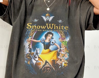 Disney Snow White T Shirt: Disney Princess Shirt Snow White and The Seven Dwarfs Shirt, Disneyworld Shirts, Evil Queen Disney Villain Shirt