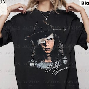 T-shirt vintage Carl Grimes, la chemise Walking Dead, chemise unisexe TWD, chemise Carl Grimes, t-shirt Rick Grimes, t-shirt Walking Dead Merch Chandler Riggs