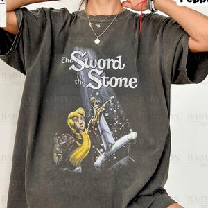 Disney The Sword In The Stone Shirt: Arthur And Merlin Shirt, Magic Kingdom Shirt, Disney Family Matching Shirt, Disney Group Matching Tee