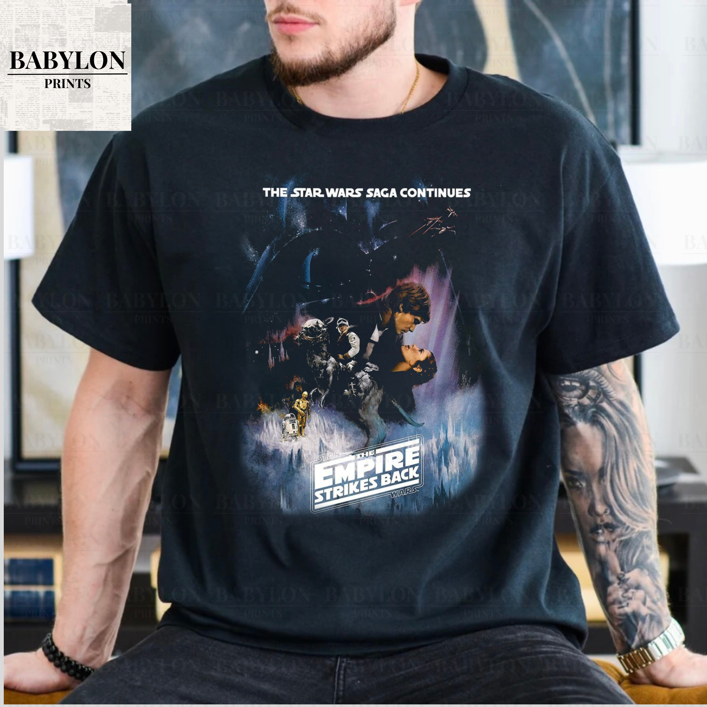 Vintage the Empire Strikes Back Shirt Star Wars Movie Poster Shirt