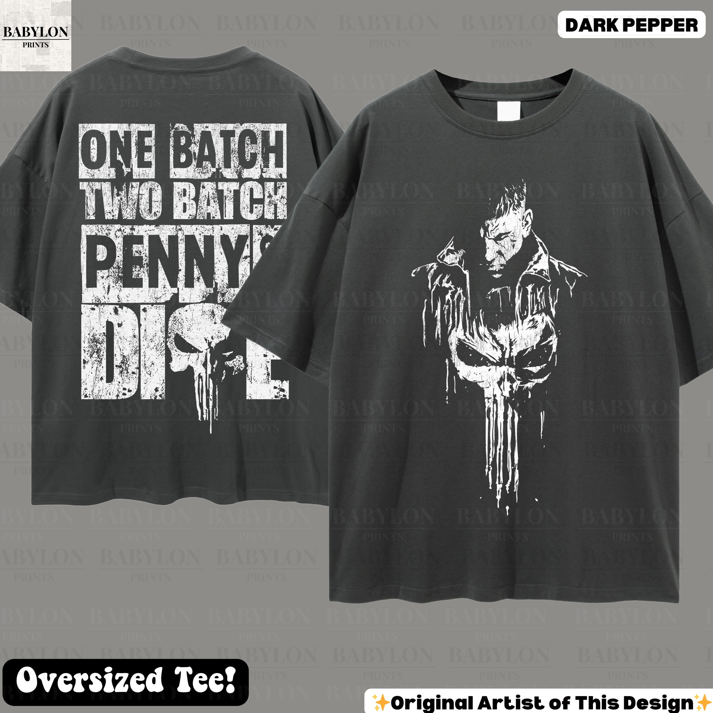 Oversized Punisher Comic Shirt 2 Sided Print Vintage Punisher