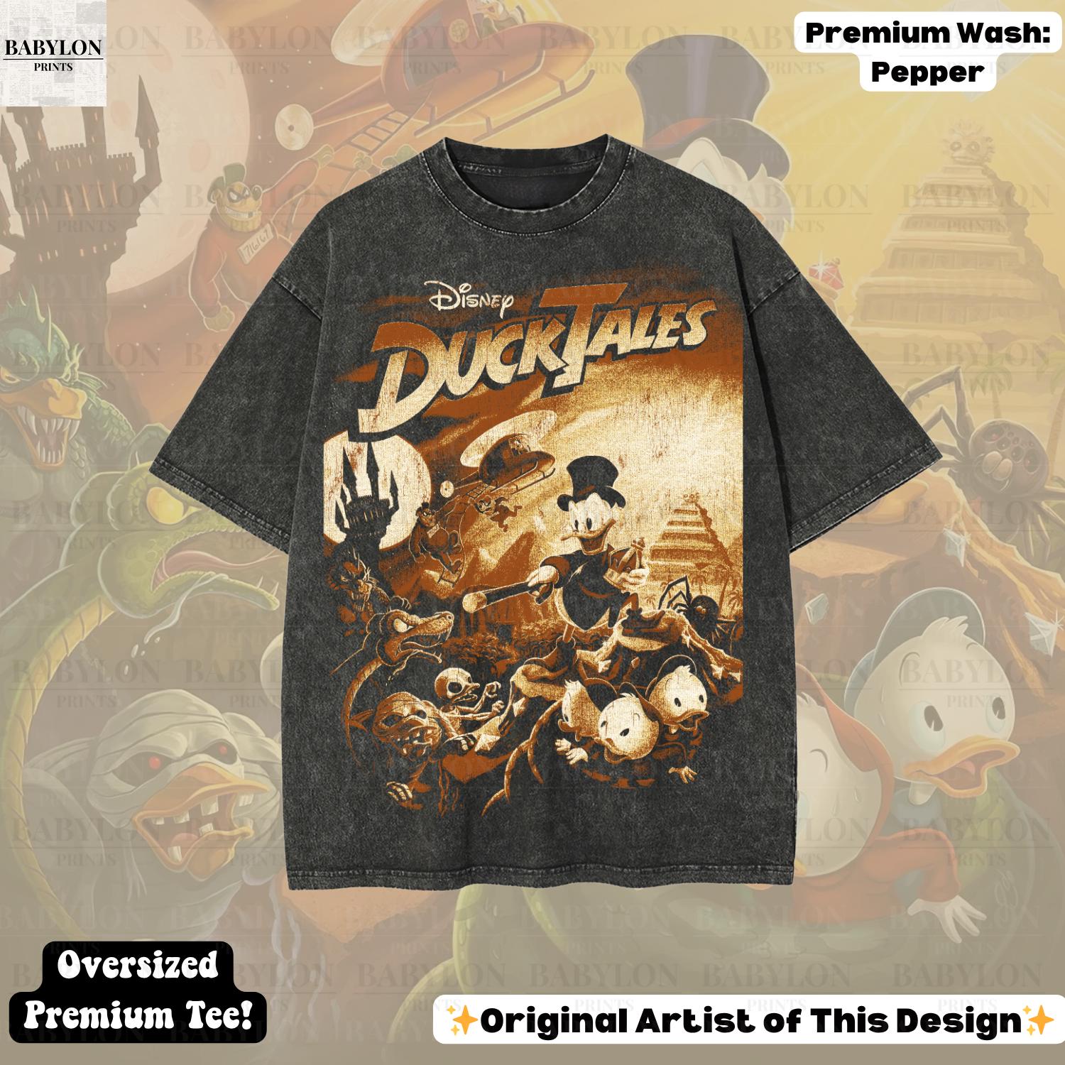 Oversized Disney Duck Tales Shirt: Scrooge Mcduck Shirt, Retro