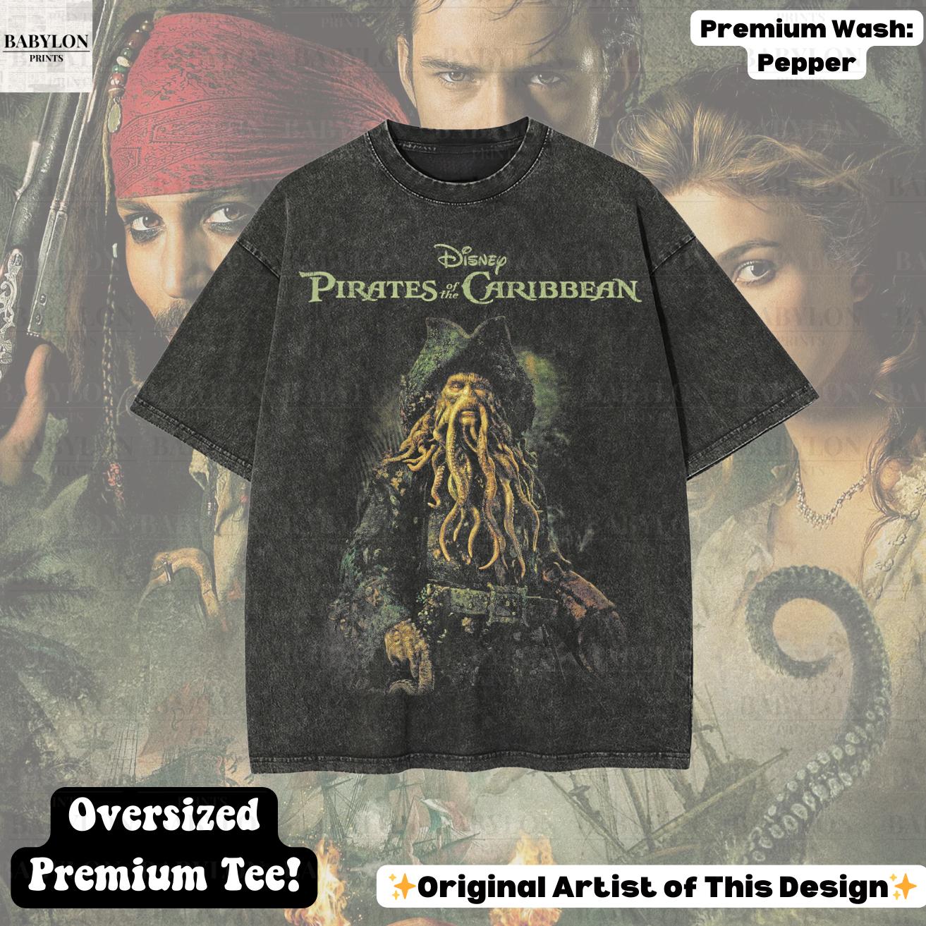 パイレーツ オブ ザ カリビアン デイヴィ・ジョーンズ Tシャツ Mサイズ Davy jones t shirt - Etsy 日本
