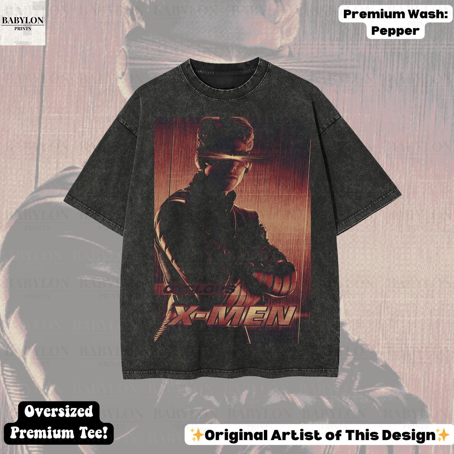 Oversized Cyclops X-men Shirt: X-men Movie Shirt Cyclops Mutant