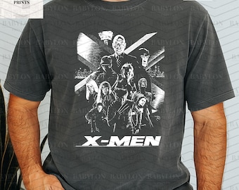 Vintage X-men Marvel T Shirt Retro X-men Movie Shirt, Marvel X-men
