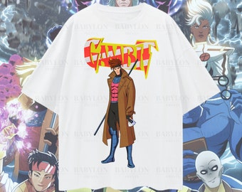 Oversized Xmen Gambit Shirt Xman Shirt Xmen 97 Shirt Gambit Mutant Shirt Disney Vacation Gift for Xmen Rouge Shirt Gambit Xmen Tee