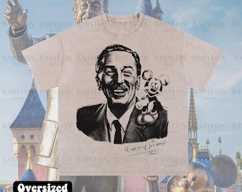 特大ウォルト・ディズニー・ポートレートTシャツ、マジックキングダムT