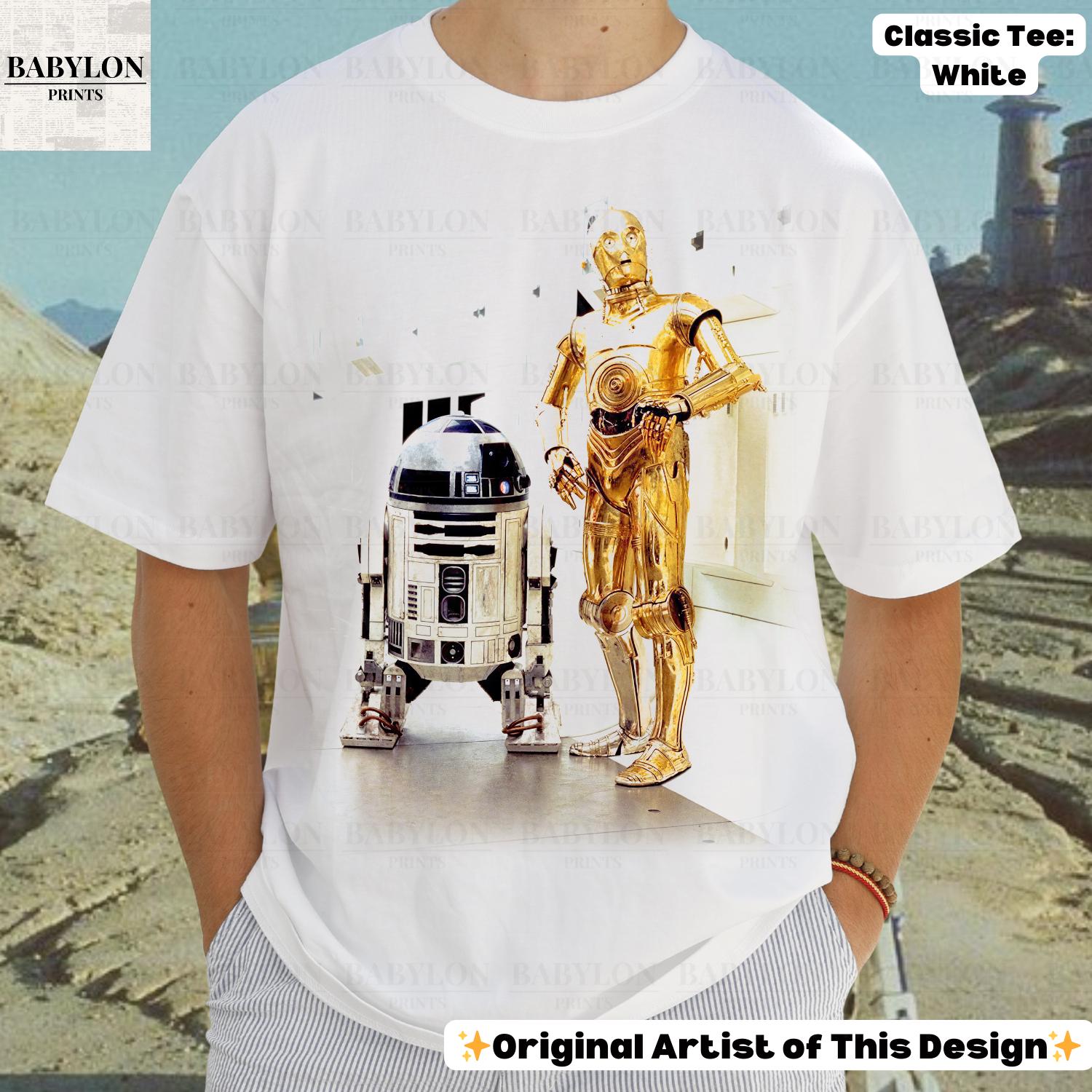 Oversized R2D2 C3PO Star Wars T Shirt: Star Wars New Hope Hoodie