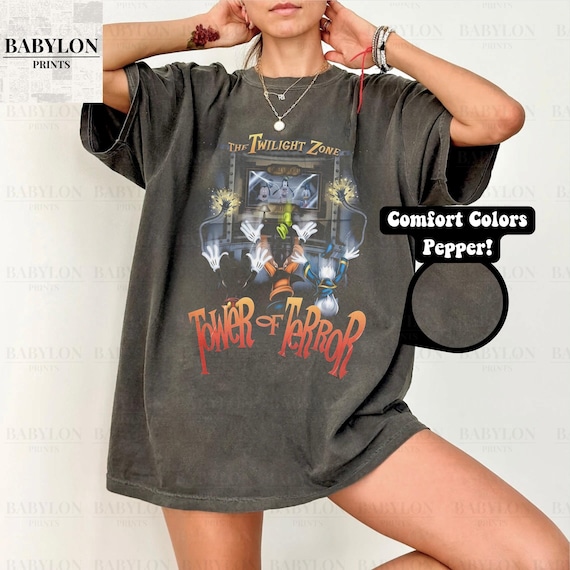 レトロ ミッキーと仲間たちのタワー オブ テラー シャツ、ミッキーと