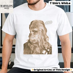 Vintage Star Wars Chewbacca T-shirt: Chewbacca Star Wars Hoodie, Star Wars Sweatshirt, Empire Strikes Back T-shirt, Disneyworld Star Wars-present bild 15