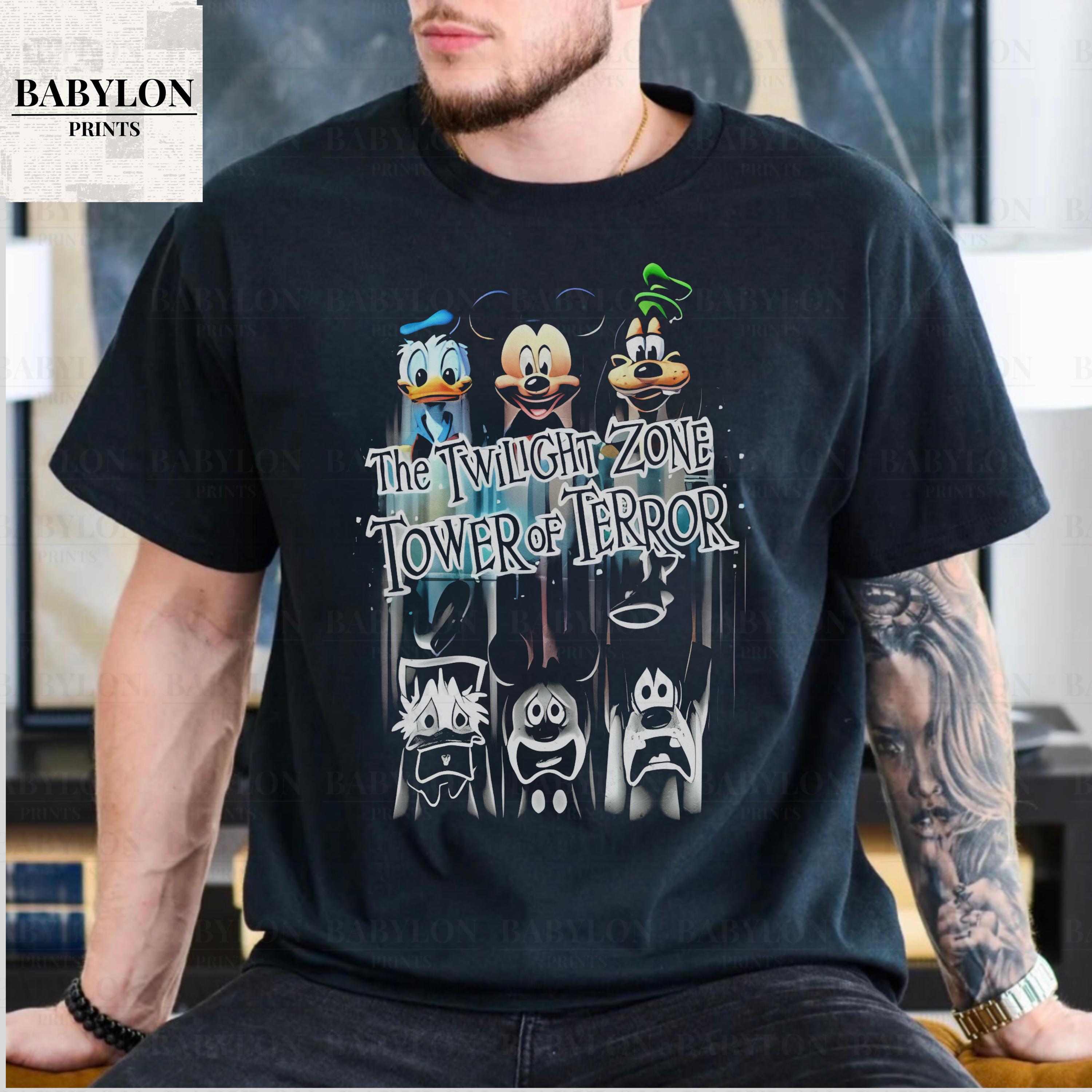 Vintage Tower of Terror Mickey Shirt, Disney Rides Shirt