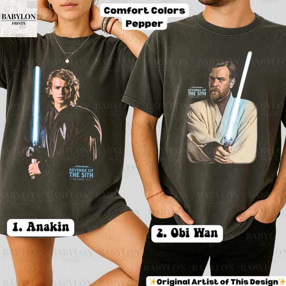 Retro Anakin and Obi Wan Star Wars Shirt, Anakin Skywalker Obi Wan