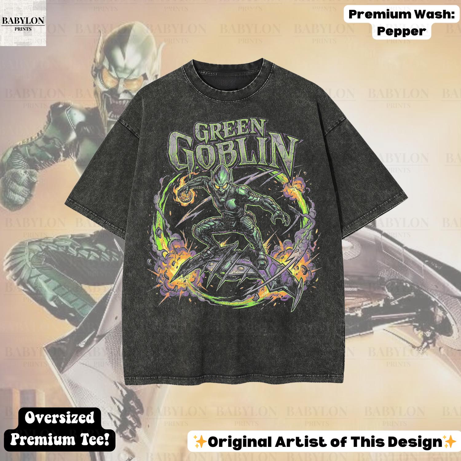 Green goblin shirt - Etsy 日本