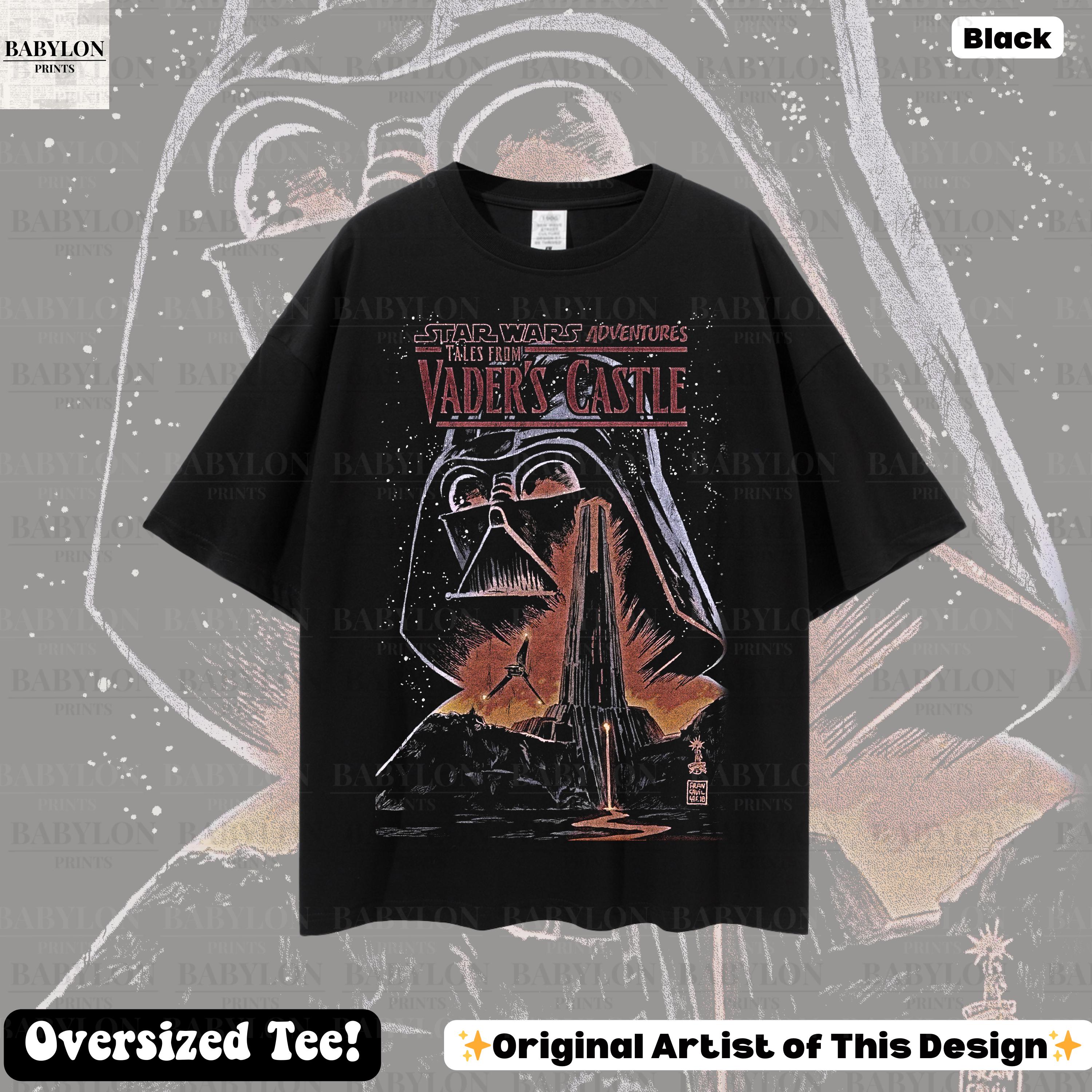 Oversized Vintage Darth Vader Shirt Vader's Castle Star Wars Shirt