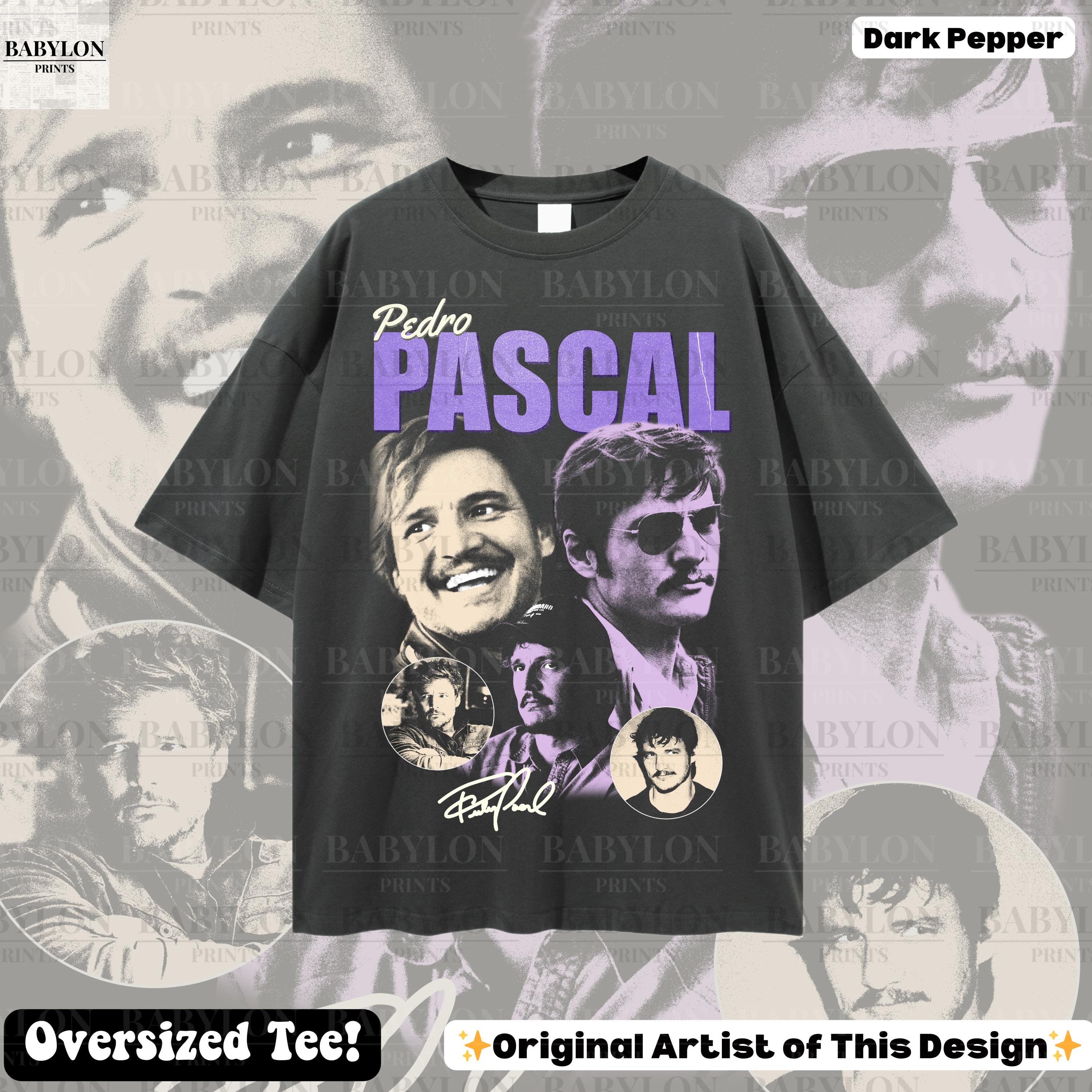 Oversized Pedro Pascal Shirt Vintage Pedro Pascal Fan T-Shirt PEDRO PASCAL Shirt Pedro Pascal Fans Gift, Pedro Retro Tees Actor Homage Shirt