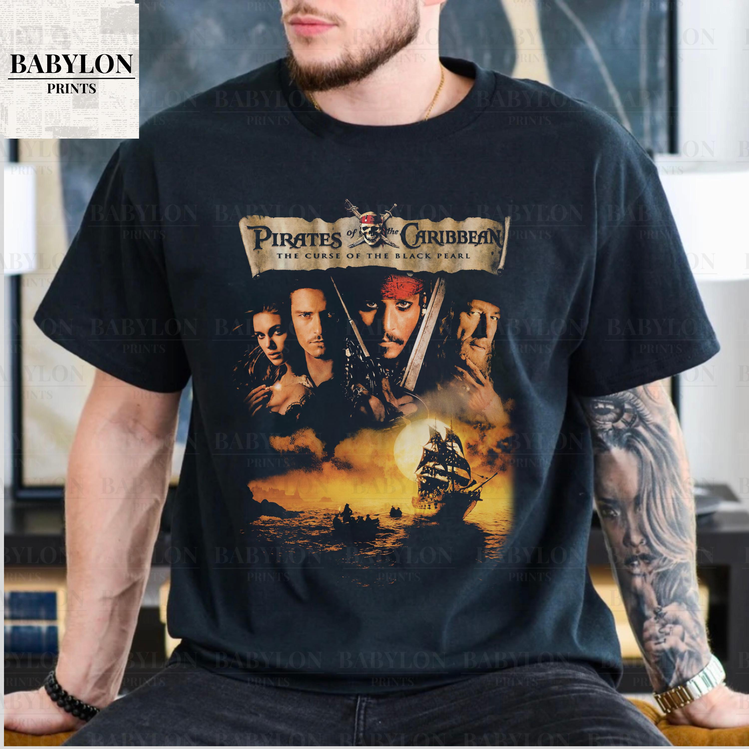 【00's PAIRATES of the CARIBBEAN】プリントTシャツ 🔥Disney Parks - PIRATES OF THE CARIBBEAN - T-Shirt - L💥 | eBay