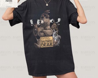 Vintage Brother Bear Kenai Koda T-shirt: Disney Brotherhood Shirt