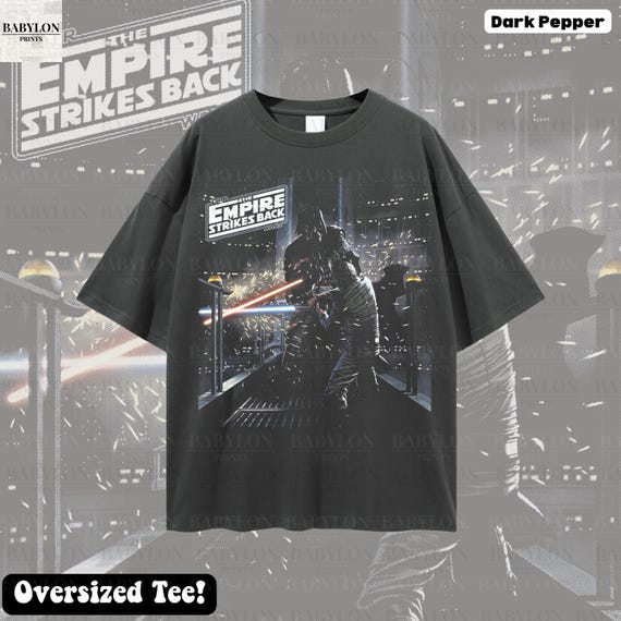 Oversized the Empire Strikes Back Shirt Star Wars Movie Shirt