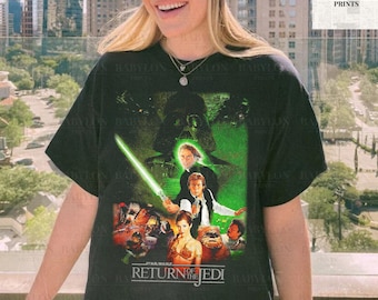 Star Wars Return of the Jedi Shirt Retro Disney Star Wars Shirt, Comfort Colors Retro Star Wars Disney world Shirts, Disney Family Shirts