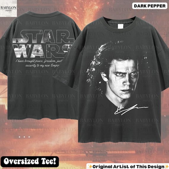 Oversized Anakin Revenge of the Sith Shirt Anakin Skywalker Shirt